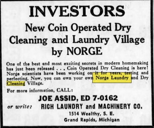 Norge Village - Oct 1960 Ad For Lansing